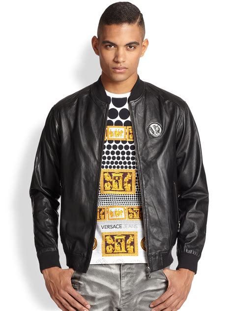 versace jeans jackets mens|versace bomber jackets for men.